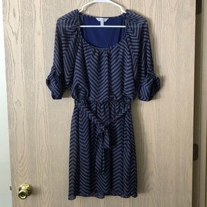 Navy Blue/Ivory Dress